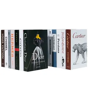 Fashionable Faux Books Home Table Decoration Modern Luxury Books Fake Decorative Book