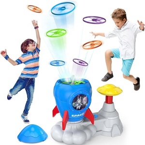 Juegos de juguetes al aire libre para niños, lanzador de cohetes de disco volador, juegos de persecución de mariposas, actividades en el patio exterior, juguete para niños de todas las edades - Product Image 1