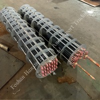 Tubo de Cobre Duradero con Aletas de Aluminio, Intercambiador de Calor, Evaporador, Condensador para Aire Acondicionado y Refrigeración de Motores