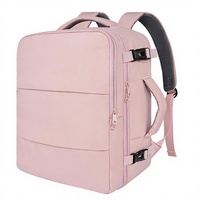 Sac à dos de voyage pour femme Taygeer, approuvé par la TSA |   Sac à dos décontracté et professionnel en polyester 35L avec compartiment pour ordinateur portable 15,6 pouces, poche pour bouteille d'eau et pochette à chaussures, fermeture éclair
