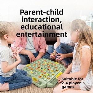 Jeu de société multijoueur en plastique à mémoire de forme, best-seller transfrontalier, jouet de combat Match-3 pour enfants de 4 à 6 ans - Product Image 2