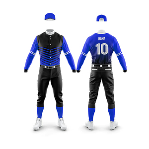 Uniformes de Béisbol de Alta Calidad, Transpirables, Estampados, 100% Poliéster, Conjuntos Personalizados con Nombres de Equipo, Venta al Por Mayor 2025, Precio de Mayoreo - Product Image 1
