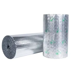 Custom Reflecterende Eco-Vriendelijke Dubbele Bubble Aluminium Lagen Thermisch Geïsoleerd Voor Box Liners