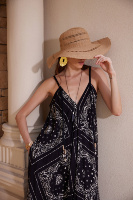 Robe longue bohème tissée grande taille de haute qualité pour l'automne, personnalisée, élégante, à motifs géométriques, idéale pour les vacances à la plage