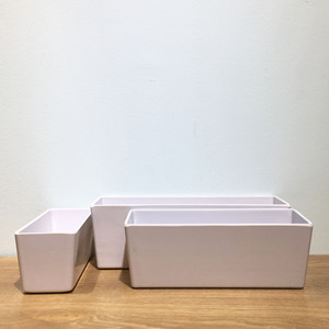 Rectangular Modern Minimalist White Ceramic Succulent <strong>Planter</strong> <strong>Pot</strong> <strong>Rectangle</strong> <strong>Planters</strong> Plastic Flower <strong>Pot</strong> - Product Image 5