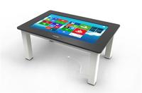 Table multi-écran tactile de 32,43,55,65 pouces en verre trempé pour la maternelle pour les jeux d'enfants table interactive intelligente avec écran tactile