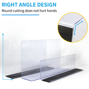 Separadores <span class=keywords><strong>de</strong></span> Estantes Magnéticos Transparentes Hookei para Farmacias y <span class=keywords><strong>Supermercados</strong></span> (Acrílico/PVC) - Product Image 2