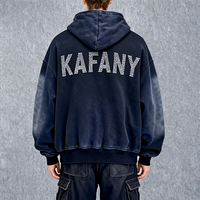 Hoodie Pria Custom Personalized 500 Gsm, Sablon Puff Vintage Oversized, Hoodie Berat