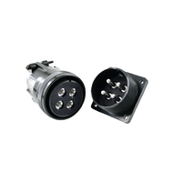 Connecteur d'aviation à 4 cœurs étanche IP67 en cuivre MS3106E-32-17P pour utilisation aérospatiale, 3000V 80A nominal
