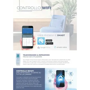 Nuevo Aire Acondicionado Split de Pared Ari 11900-20,999 BTU, R32, Wi-Fi, Eficiencia Energética A++, Uso Doméstico, Modo de Reposo - Product Image 6