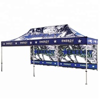 20ft 6*6m Logo publicitaire extérieur en aluminium salon commercial tente exposition événement chapiteau Gazebos auvent pop-up tentes imprimées personnalisées