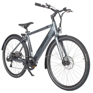 Vélo électrique de ville populaire, léger, 22 kg, 48T, manivelle, charge de 120 kg, moteur 36V250W, batterie 14A, Shimano 7 vitesses, entrepôt UE - Product Image 1