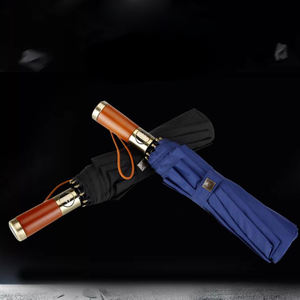 <span class=keywords><strong>Citizen</strong></span>-paraguas plegable de alta calidad, sombrilla personalizada con mango de madera resistente al agua, con caja - Product Image 2