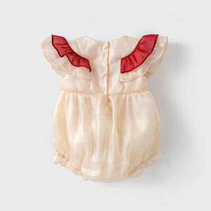 Conjunto para la celebración del 100 día del bebé, mono de verano, pelele para niña, 1 año, celebración del 100 día. - Product Image 4