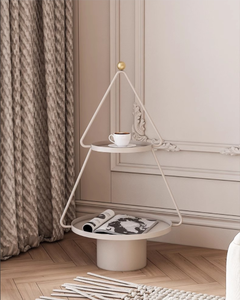 Modern Fashion <strong>Christmas</strong> <strong>Tree</strong> Shape Black 2 Tiers Green Storage Coffee <strong>Table</strong> Shelf Stand Living Room Furniture Home Office - Product Image 2
