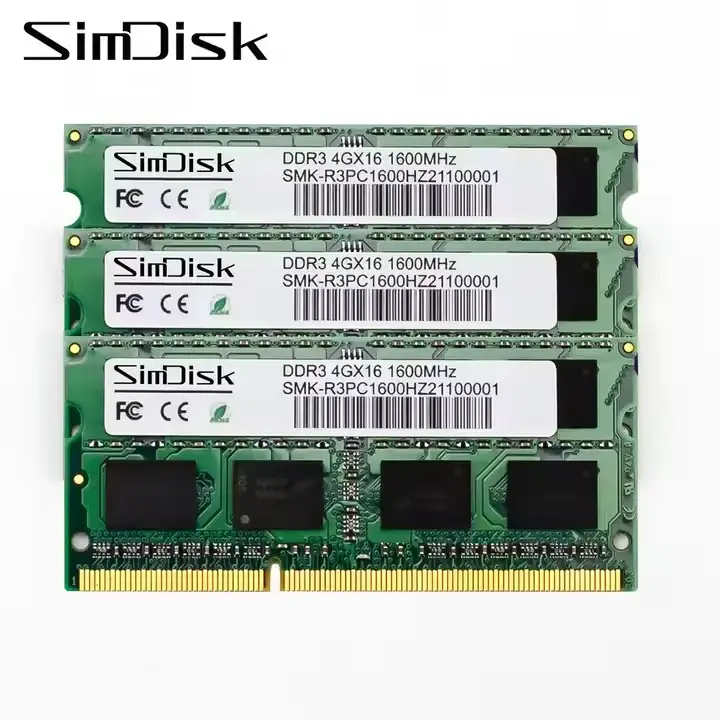 Hochwertiger RAM DDR3 4 GB 8 GB Laptop-Speicher DDR3 1333 MHz 1600 MHz RAM für Notebook