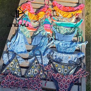 Traje de Baño de Alta Calidad para Mujer, Bikini Estampado de Poliéster Reciclado Personalizado, Ropa de Playa - Product Image 1