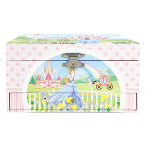 Caja <span class=keywords><strong>de</strong></span> Música Carrusel Bailarina con Ranura para Anillos, Joyero Musical Personalizado al por Mayor, Mecanismo <span class=keywords><strong>de</strong></span> Manivela, <span class=keywords><strong>Canciones</strong></span> Personalizadas - Product Image 2