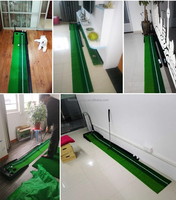 Tapis de putting direct usine avec logo personnalisé pour entraînement de golf intérieur et extérieur