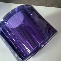 Rideau de lavage de voiture imperméable Rideau en PVC transparent Rideaux en plastique industriel transparent