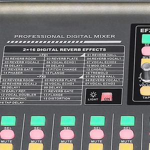 Consola de Mixagem de Áudio Digital MX2610 com 26 Canais e 20 Entradas de Microfone, Dual FX, Tela Touchscreen de 7 Polegadas, WiFi, Gravação USB para Sistema PA - Product Image 4