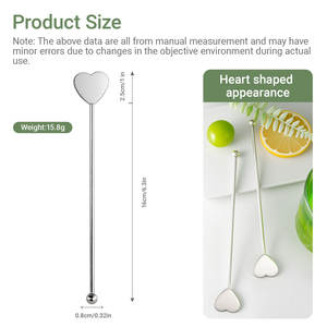 Pengaduk Koktail Profesional dari Logam Stainless Steel, Alat Bar, Aksesoris Dapur untuk Bar Minuman - Product Image 2