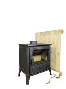 Estufa de Leña Clásica Europea Hebei SHENGRI, sin Humo, de Hierro Fundido, para Interiores, Chimenea de Fuego Real, Diseño de Precisión - Product Image 3