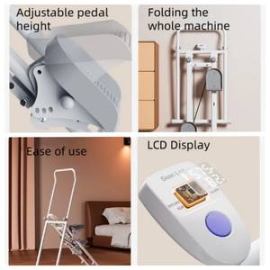 Mini pliable multifonctionnel Fitness escalade Machine escalier pas à pas équipement d'exercice entraîneur elliptique gymnastique à domicile <span class=keywords><strong>Cardio</strong></span> - Product Image 4