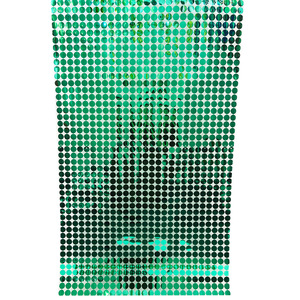 F210 Mur de fond décoratif pour événements et mariages, avec rideaux miroir et lentilles à paillettes, à effet pailleté pneumatique, pour créer une ambiance festive - Product Image 1