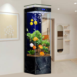 Fabriek Groothandel Luxe Duurzame Rechthoek Glazen <span class=keywords><strong>Aquarium</strong></span> Met Filtersysteem Voor Woonkamer & Badkamer Decor - Product Image 3