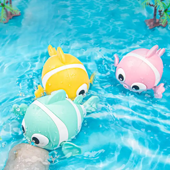 Großhandel schwimmendes Baby-Badezeug, Baby-Wasserbad-Spielzeug, Karikatur-Tier-Schall-Quetschen-Baby-Spielzeug Bad