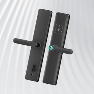 قفل باب ذكي بيومتري يعمل ببصمة الإصبع وبطاقة IC وكلمة مرور رقمية، مع إمكانية الفتح عن بعد عبر تطبيق Tuya وتقنية البلوتوث للدخول بدون مفتاح - Product Image 4