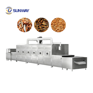 Séchoir à micro-ondes à bande pour la stérilisation des larves, machine autonome pour la déshydratation et l'élimination des œufs de grillons, de ver à soie et de chrysalides - Product Image 2