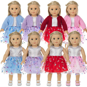 Ropa de Muñeca de 18 Pulgadas Personalizada al por Mayor, Vestidos de Primavera y Verano para Muñecas de 45 cm - Product Image 2