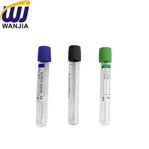 Tube à vide pour prélèvement sanguin en verre <span class=keywords><strong>EDTA</strong></span> WANJIA pour l'utilisation diagnostique médicale vétérinaire - Product Image 2