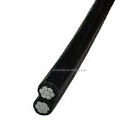 Câble électrique aérien 4 conducteurs ABC 35mm² 25mm² 16mm, conducteur en aluminium, isolation XLPE, 1kV