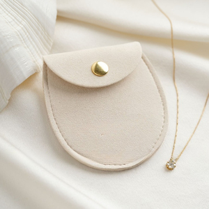 Bolsa de Joyería de Microfibra de 1.4mm con Logotipo Personalizado, Bolsa de Regalo para Anillos y Aretes - Product Image 2
