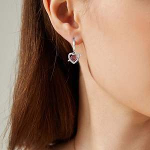 Juego de Joyería de Plata de Ley 925 con Diseño de Flecha de Cupido y Corazón, Romántico para el Día de San Valentín, Aretes y Colgante con Temática de <span class=keywords><strong>Amor</strong></span>, Regalo de Joyería Fina - Product Image 2