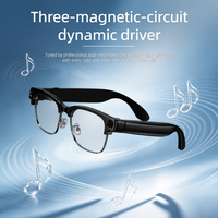 Lunettes Intelligentes IA E09B avec Caméra 8MP, Transfert Photo WiFi, 8 Go, 300 mAh, Traduction IA, Contrôle Tactile pour Hommes et Femmes, Lunettes de Soleil