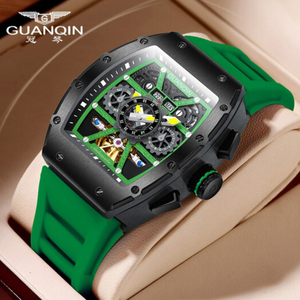 Orologi da Uomo GUANQIN Marchio di Lusso Orologio Automatico con Design Tourbillon Impermeabile Orologio da Polso Meccanico Relogio Masculino - Product Image 2