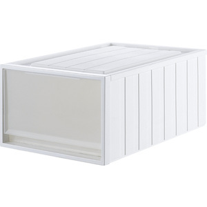 Transparent Drawer Storage Cabinet Rectangle Clothes Organizer Moisture Proof Frosted <b>Wardrobe</b> <b>Box</b> Standing Type D40 - Product Image 3