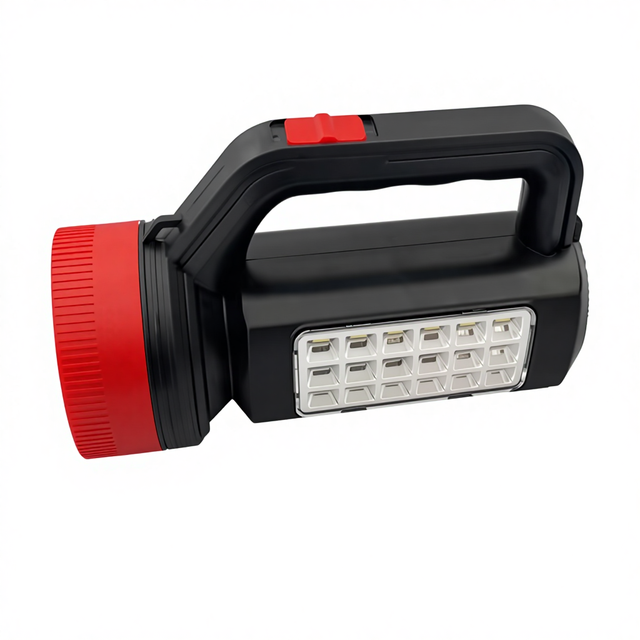 Factory Wholesale Price Plastic Ultra-bright Handheld Handle Lamp Portable Multi-functional Rechargeable LED Flashlight