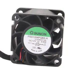 مروحة تبريد أصلية معتمدة من SUNON بقوة 12 فولت تيار مستمر و0.8 أمبير، 9.6 واط، 40×40×28 ملم، 4 سم، 4028، حجم هواء عالي، لخادم DELL <span class=keywords><strong>R210</strong></span> طراز PSD1204PQBX-A - Product Image 1