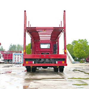 Remolque de camión de reparto de coche plano de doble cubierta Dongfeng, camión de transporte de 6 <span class=keywords><strong>coches</strong></span>, camión de transporte automático a la venta - Product Image 6