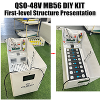 Kit de Caja DIY QSO Eu 628Ah MB56 con BMS JK 16S Solar 30KWh 33KWh, Caja de Batería de 48 Voltios 51.2V 48V LiFePO4