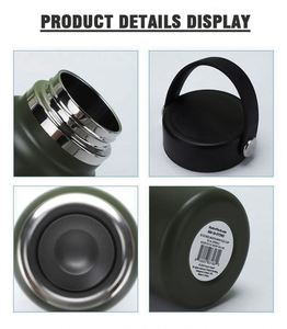 Bouteille isotherme en acier inoxydable, 12OZ, 1L, Double paroi, isolée sous vide, bouteille d'eau personnalisée, gobelet, promotion - Product Image 5