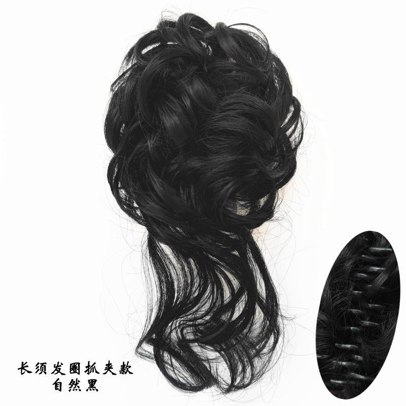 Attache cheveux longs style pince à griffes [Noir Naturel]