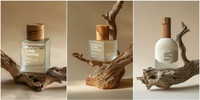 Vente en gros de pots d'atomiseur de parfum en verre clair carré de 30ml pulvérisateur à pompe pour l'emballage sérigraphie gratuite bois pour le sucre