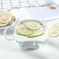 Tranches de citron vert séché en gros, procédées par lyophilisation, collation de fruits naturels de haute qualité, saine, en vrac, pour l'exportation