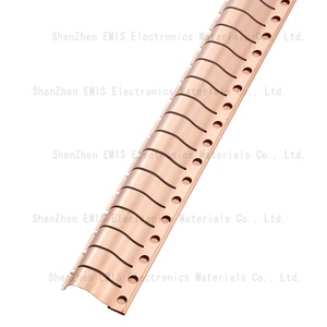 Joints d'étanchéité <span class=keywords><strong>EMC</strong></span> BeCu pour blindage EMI, joints conducteurs pour salles blindées, plus de 50 types disponibles, alternative au 97-640 - Product Image 2